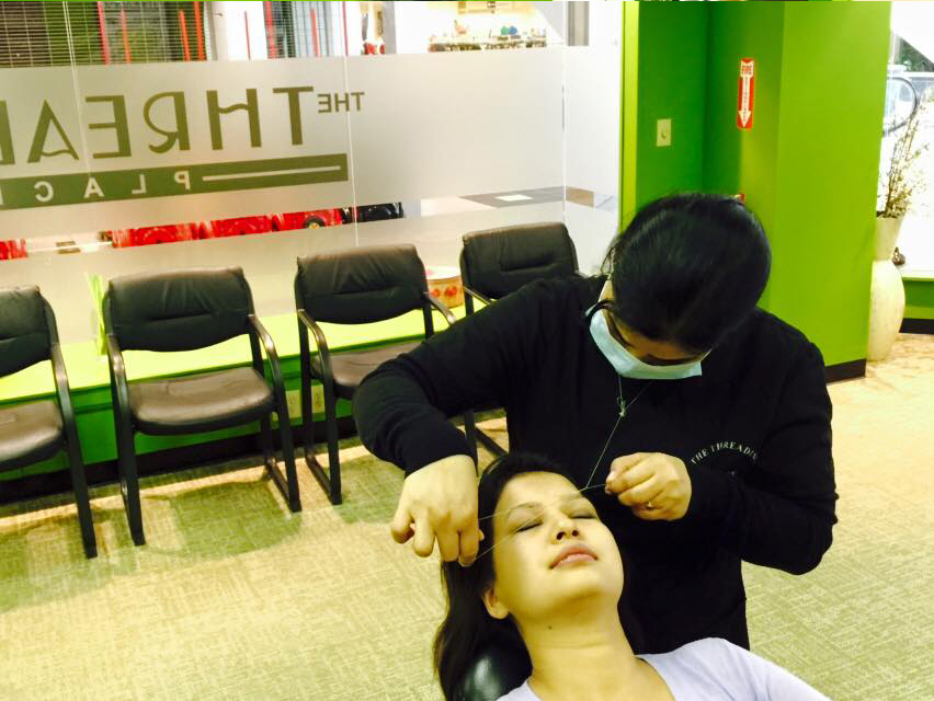 eyebrow threading